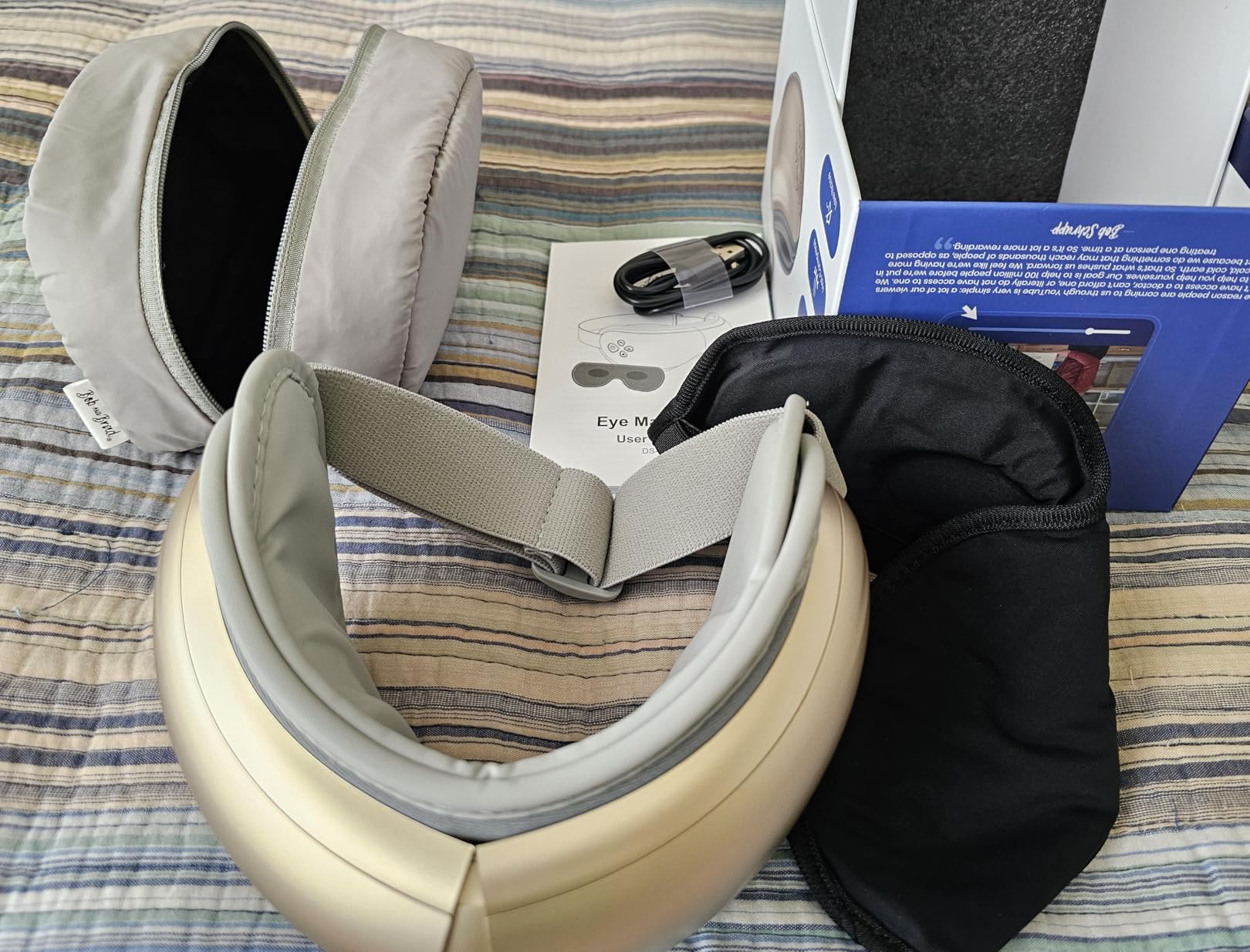 BOB AND BRAD Eye Massager with Heat FSA Eligible/HSA Eligible, Fathers Day Dad Gifts EyeOasis 2 Heated Eye Mask for Migraines with Music, Smart Migraine Massager for Dry Eyes Relief & Improve Sleep customer photo 2