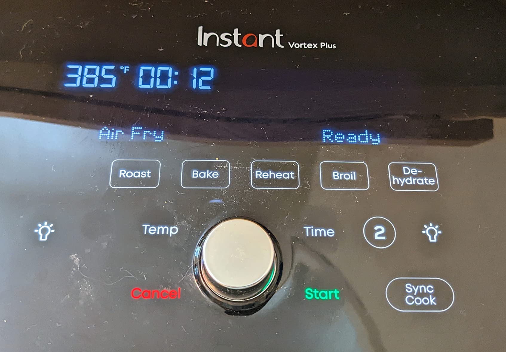 Instant Vortex Plus XL 8QT ClearCook Air Fryer, Clear Windows, Custom Programming, 8-in-1 Functions, from the Makers of Instant Pot, Black customer photo 2