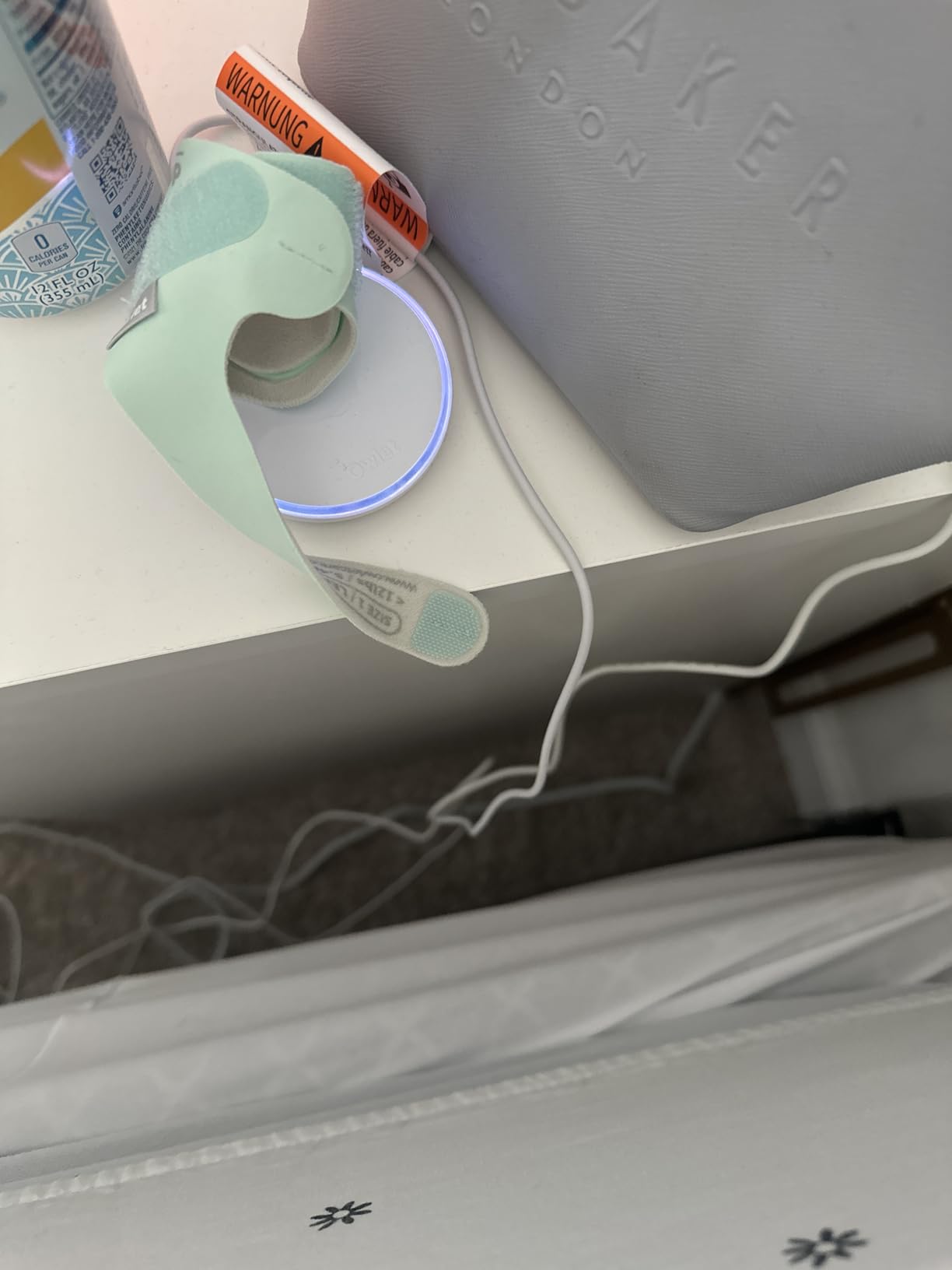 Owlet Dream Sock - Smart Baby Monitor View Heart Rate and Average Oxygen O2 as Sleep Quality Indicators. Wakings, Movement, and Sleep State. Digital Sleep Coach and Sleep Assist Prompts - Mint customer photo 2