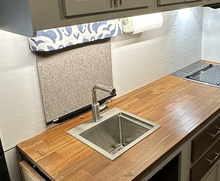 GIMILI Modern Bar Sink Faucet for Kitchen Sink Single Handle with Pull Out Sprayer Hot and Cold Prep Sink Faucet Brushed Nickel customer photo 2