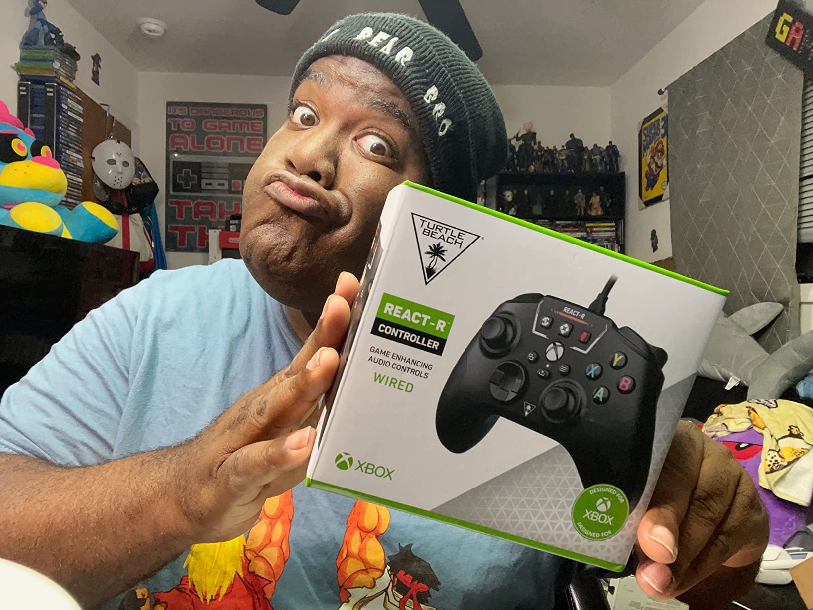Turtle Beach REACT-R Wired Game Controller - Officially Licensed for Xbox Series X & S, Xbox One, and Windows 10/11 PCs - Black customer photo 2