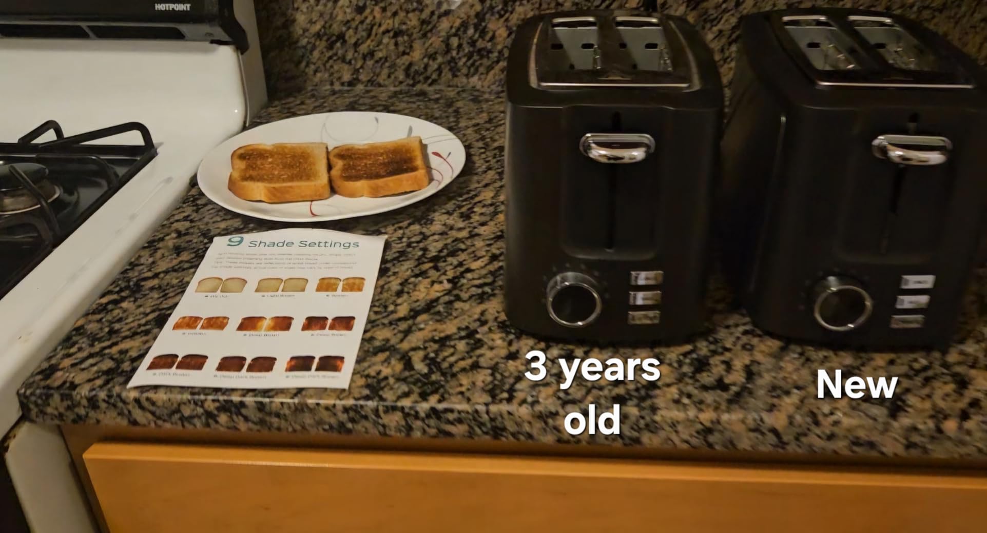 Toaster 2 Slice Wide Slot Toaster Best Rated Prime Display Smart Toasters with LCD Digital Countdown Timer and Bagel/Defrost/Cancel/Reheat Function customer photo 1