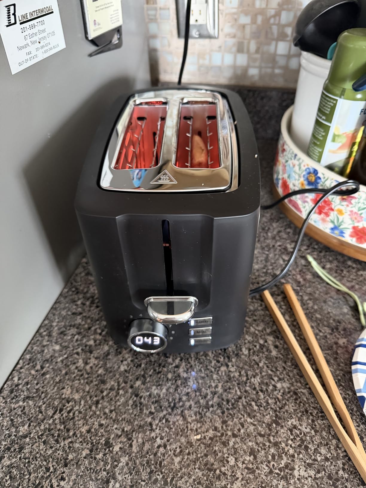 Toaster 2 Slice Wide Slot Toaster Best Rated Prime Display Smart Toasters with LCD Digital Countdown Timer and Bagel/Defrost/Cancel/Reheat Function customer photo 2