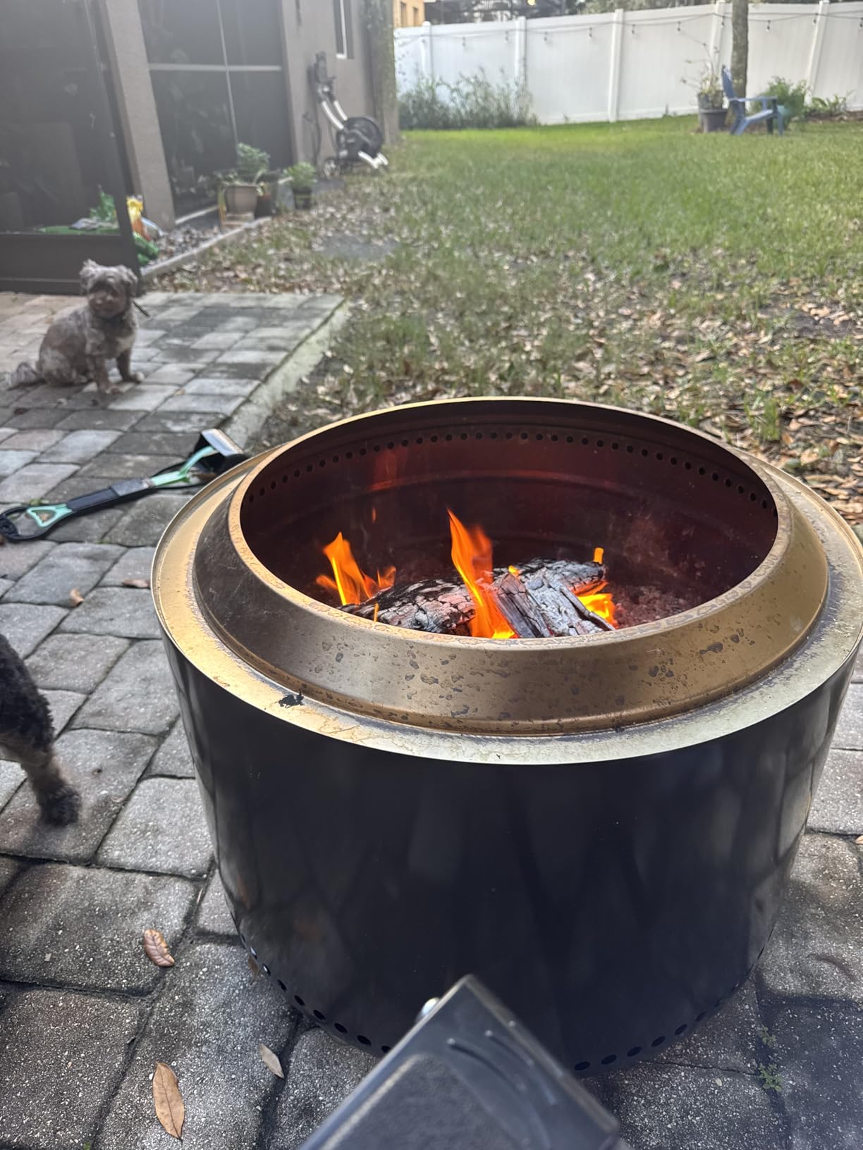 Solo Stove Yukon 27 Inch Smokeless Fire Pit with Removable Ash Pan - Wood Burning Portable Stainless Steel Outdoor Fireplace, Stainless Steel, Ideal for 6 or More People, 38 lbs customer photo 2