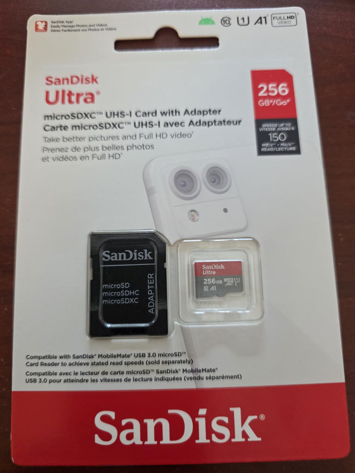 SanDisk 512GB Ultra microSDXC UHS-I Memory Card with Adapter - Up to 150MB/s, C10, U1, Full HD, A1 - SDSQUAC-512G-GN6MA customer photo 1