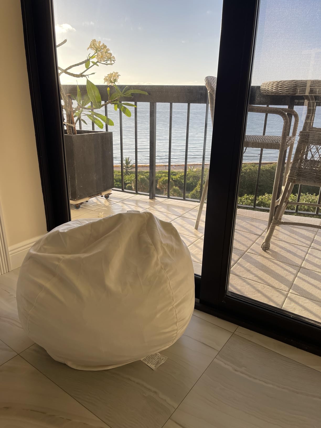Homguava 5FT Bean Bag Chair Giant BeanBag with Memory Foam Filled, Comfy Bean Bag Chairs for Adults, Adult Bean Bag Chair with Dutch Velvet Cover for Living Room Bedroom-Grey customer photo 2