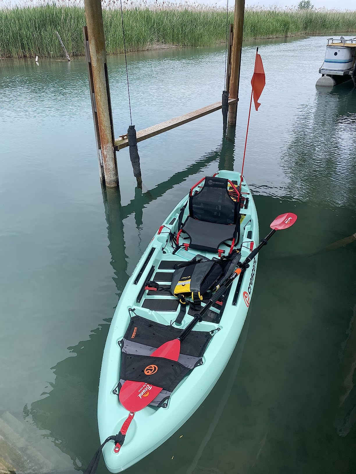 Aqua-Bound Sting Ray Hybrid 2-Piece Posi-Lok Kayak Paddle - Carbon Shaft, Reinforced Nylon Dihedral Blades, Feathering for Flatwater Touring and Recreation customer photo 2
