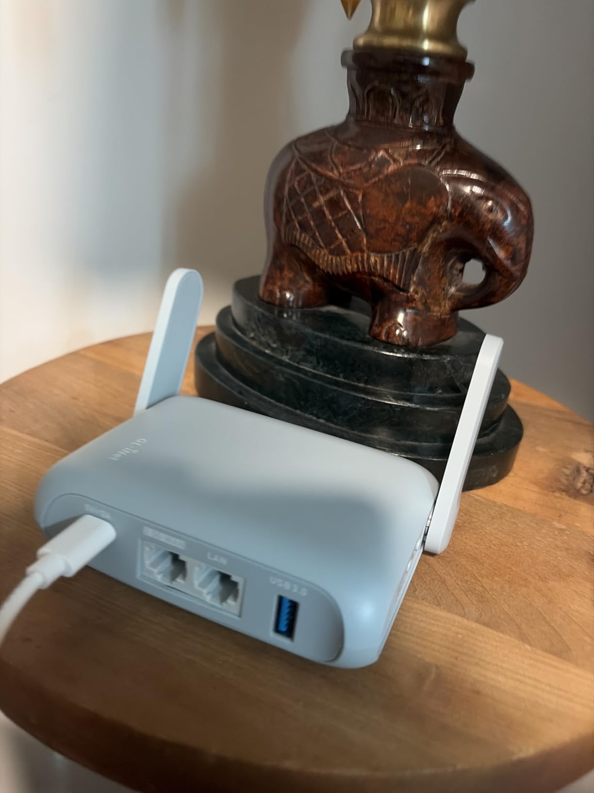 GL.iNet GL-MT3000 (Beryl AX) Portable Travel Router, Pocket Wi-Fi 6 Wireless 2.5G Router, Portable VPN Routers WiFi for Travel, Public Computer Routers, Business, Moblie/RV/Cruise/Plane customer photo 2