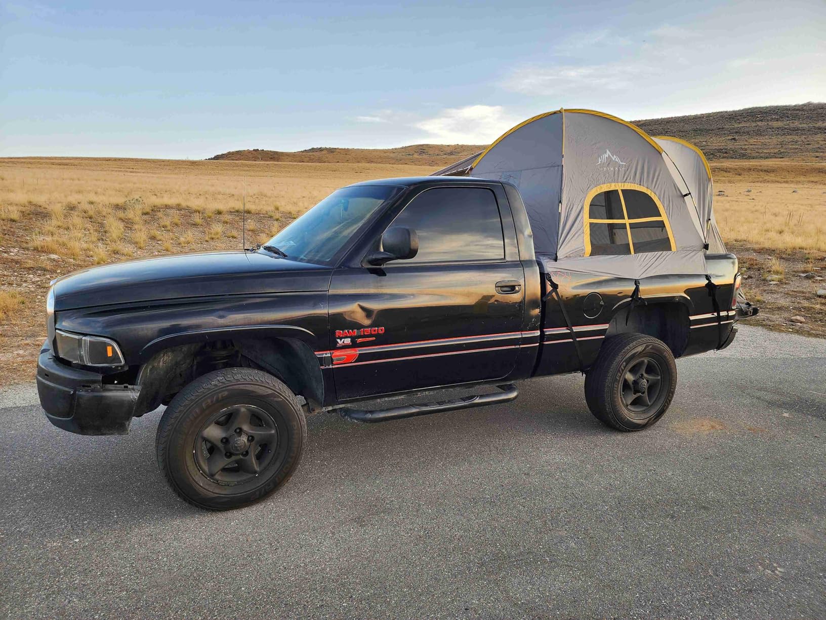 GoHIMAL Pickup Truck Tent, Waterproof PU2000mm Double Layer for FT Truck Bed, Portable Bed Tent for Camping customer photo 2