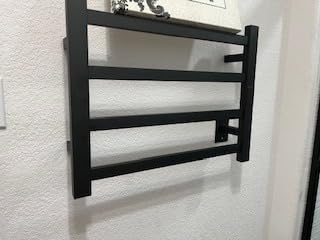 Electric Towel Warmer | Super Thin | with Timer & Temperature Multi-Level Adjustments | Hardwired & Plug-in | 4 Bar | Brushed Finish customer photo 1