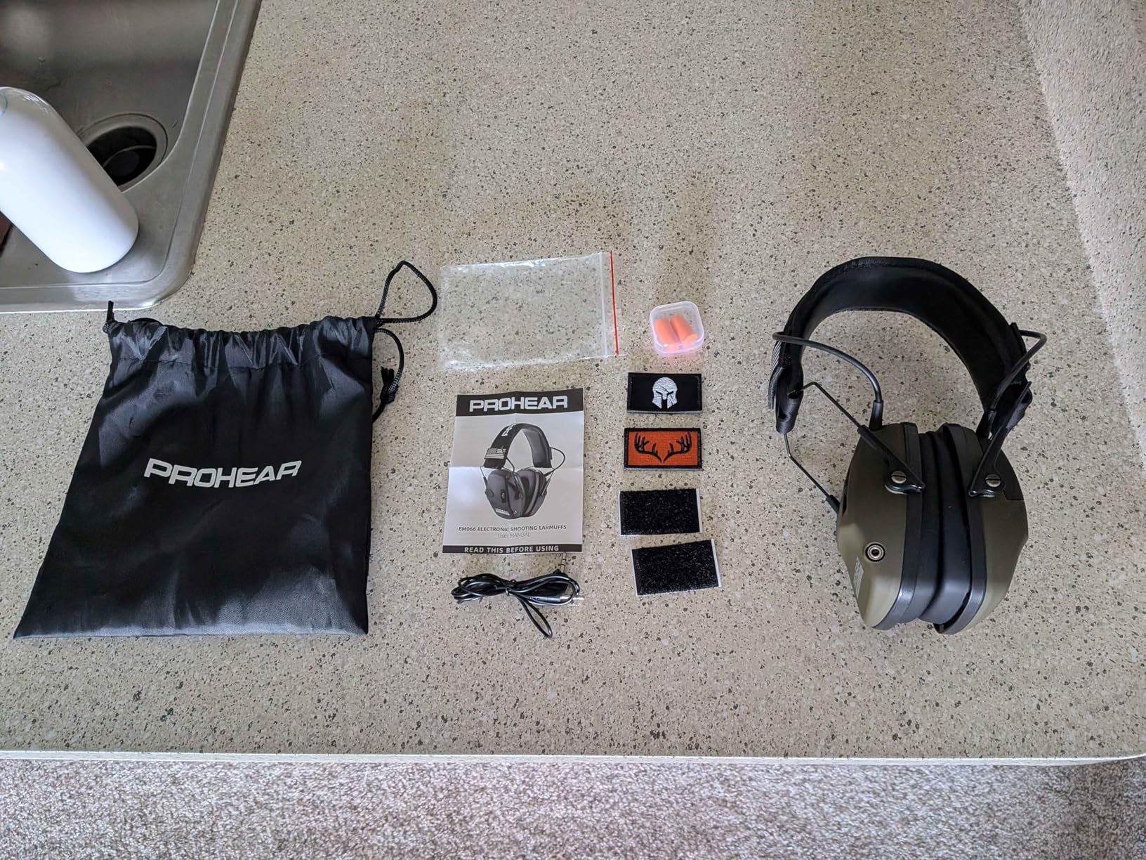 PROHEAR Electronic Ear Protection for Shooting with 4X Sound Amplification, NRR 23dB customer photo 1