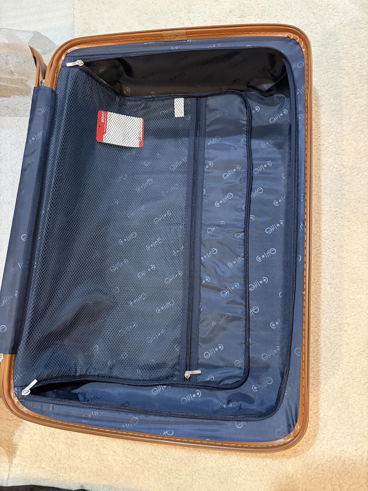 Coolife Suitcase Set 3 Piece Luggage Set Carry On Travel Luggage TSA Lock Spinner Wheels Hardshell Lightweight Luggage Set(Black, 3 piece set (BP/TB/20)) customer photo 1