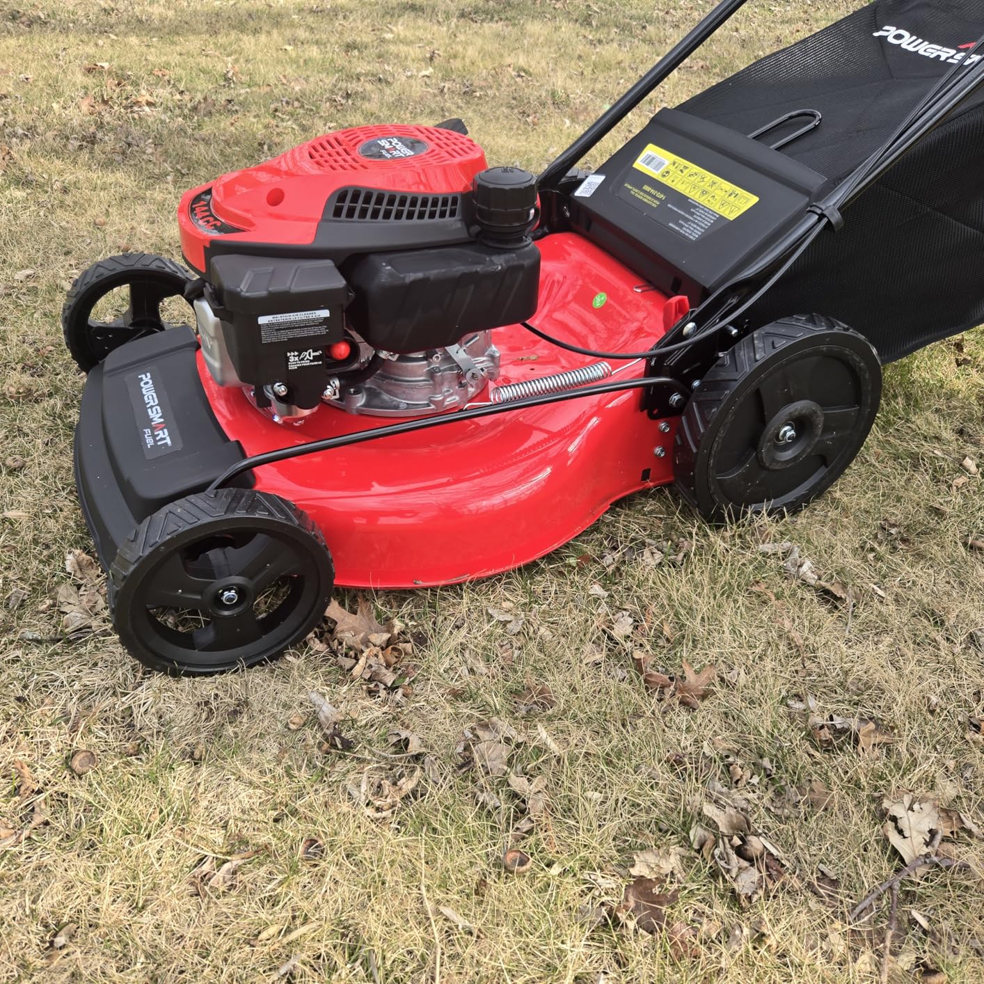 PowerSmart EasyGlide 21-Inch Gas Lawn Mower, 144cc 4-Stroke OHV Engine, Push Walk-Behind, 3-in-1 Mulch/Bag/Side Discharge, Steel Deck, 6 Height Adjustment customer photo 2