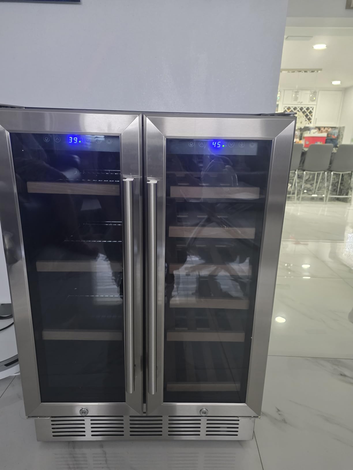 FoMup Under Counter Beverage Refrigerator 24 Inch, Outdoor Drawer Fridge Stainless Steel with Temperature Control for Home, Outdoor Patio and Commercial Use customer photo 2