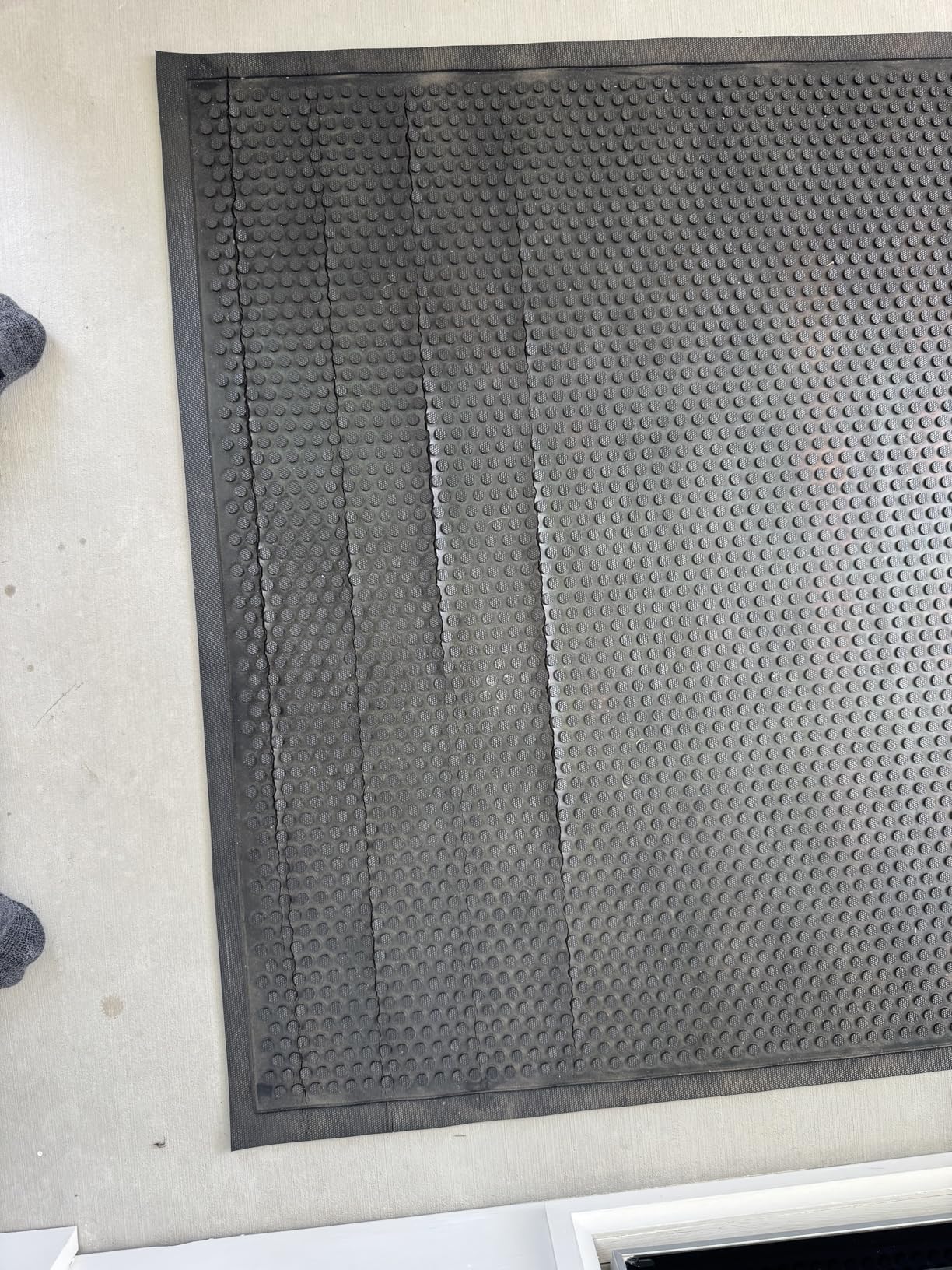 Guardian Easy Step Scraper 4X6 (45in x 69in) Indoor/Outdoor, Heavy-Duty, Solid Rubber Floor Mat,Black customer photo 1