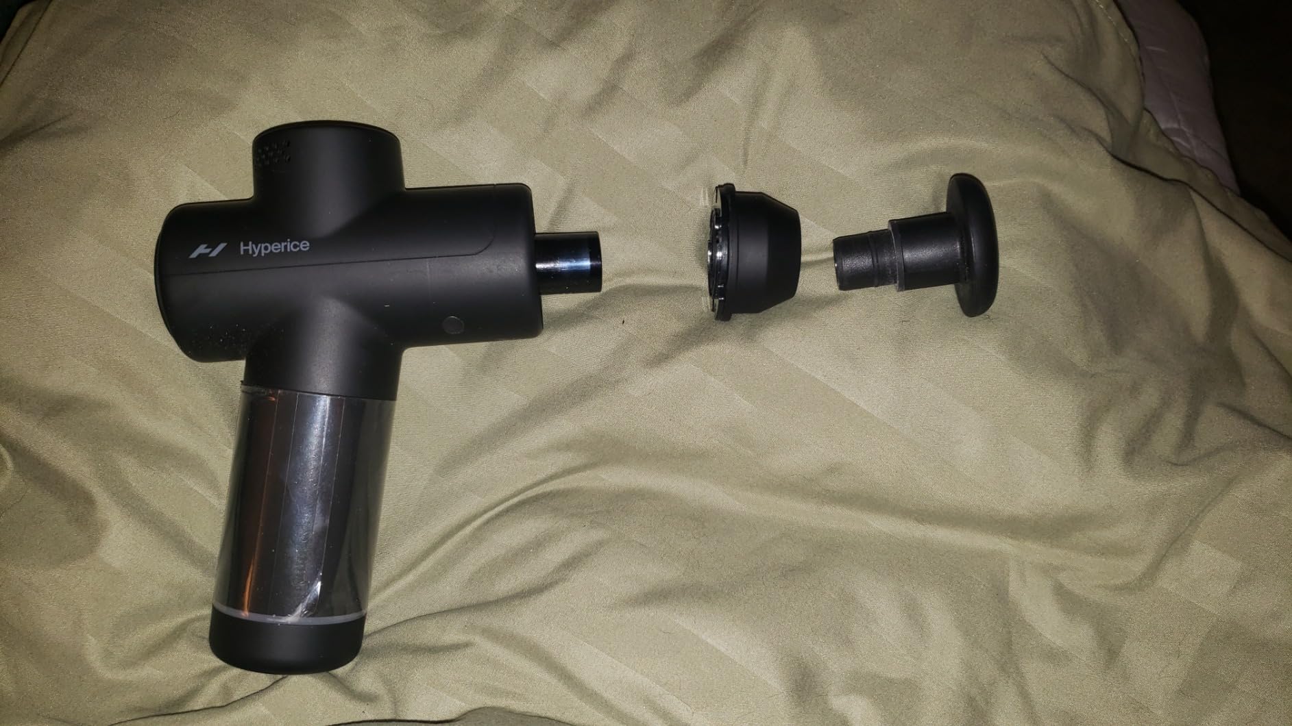 Hyperice Hypervolt Go 2 - Featuring Quiet Glide Technology - Handheld Percussion Massage Gun | 3 Speeds, 2 Interchangeable Heads | Helps Relieve Sore Muscles and Stiffness customer photo 2