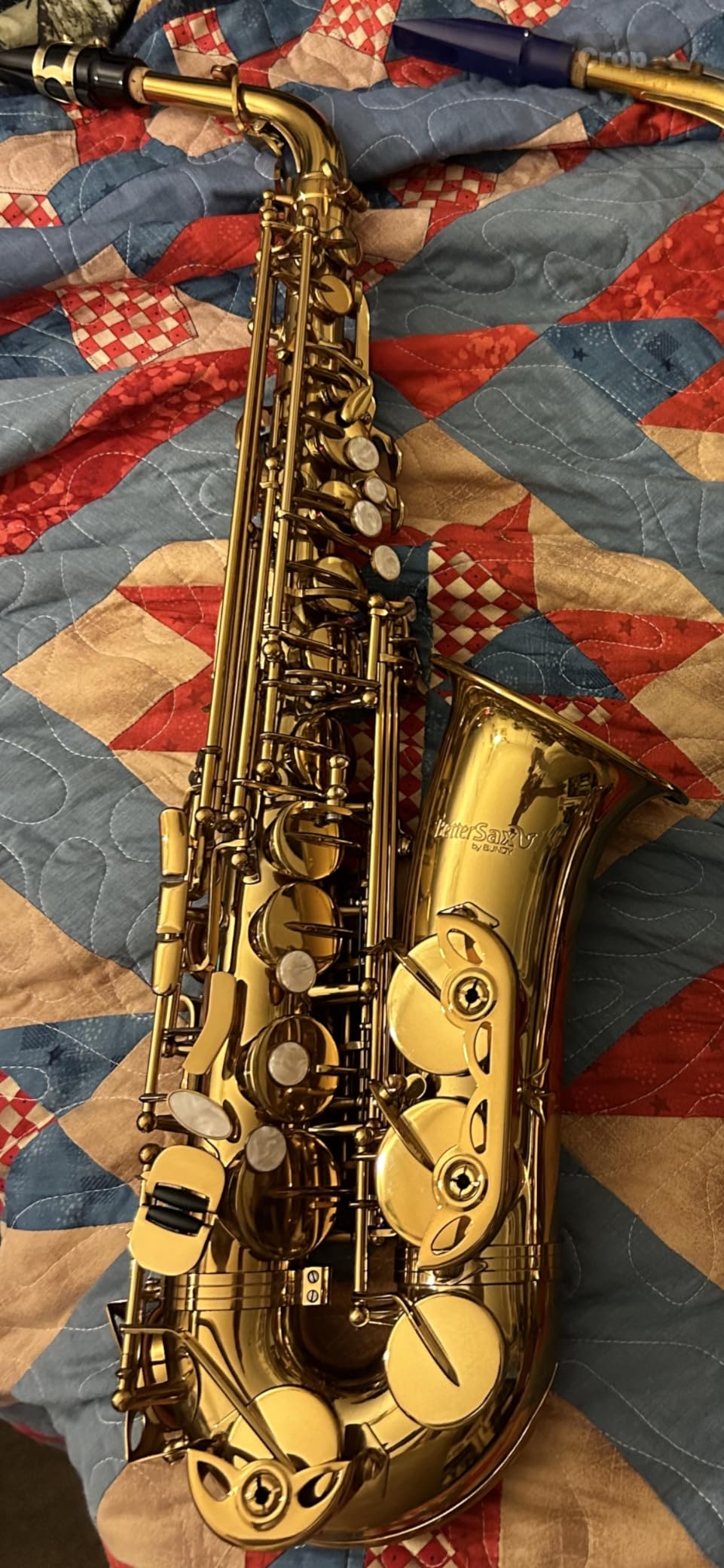 BetterSax Classic Alto Saxophone - Professional-Grade Instrument with Dark Gold Lacquer Finish - Complete Kit for Beginners and Pros - Includes Mouthpiece, Neckstrap, and Durable Case customer photo 2