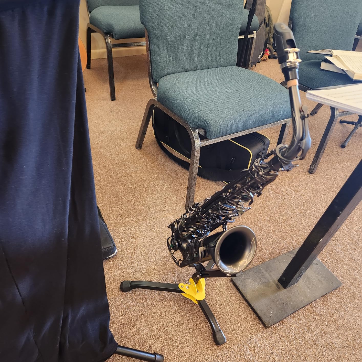 Alto Saxophone Eb Beginner Saxophone Includes Brush Canvas Suitcase, Glove, Whistle Piece, Cork Plaster, Wipe Cloth Neck Strap and Other Accessories (Gold) customer photo 1