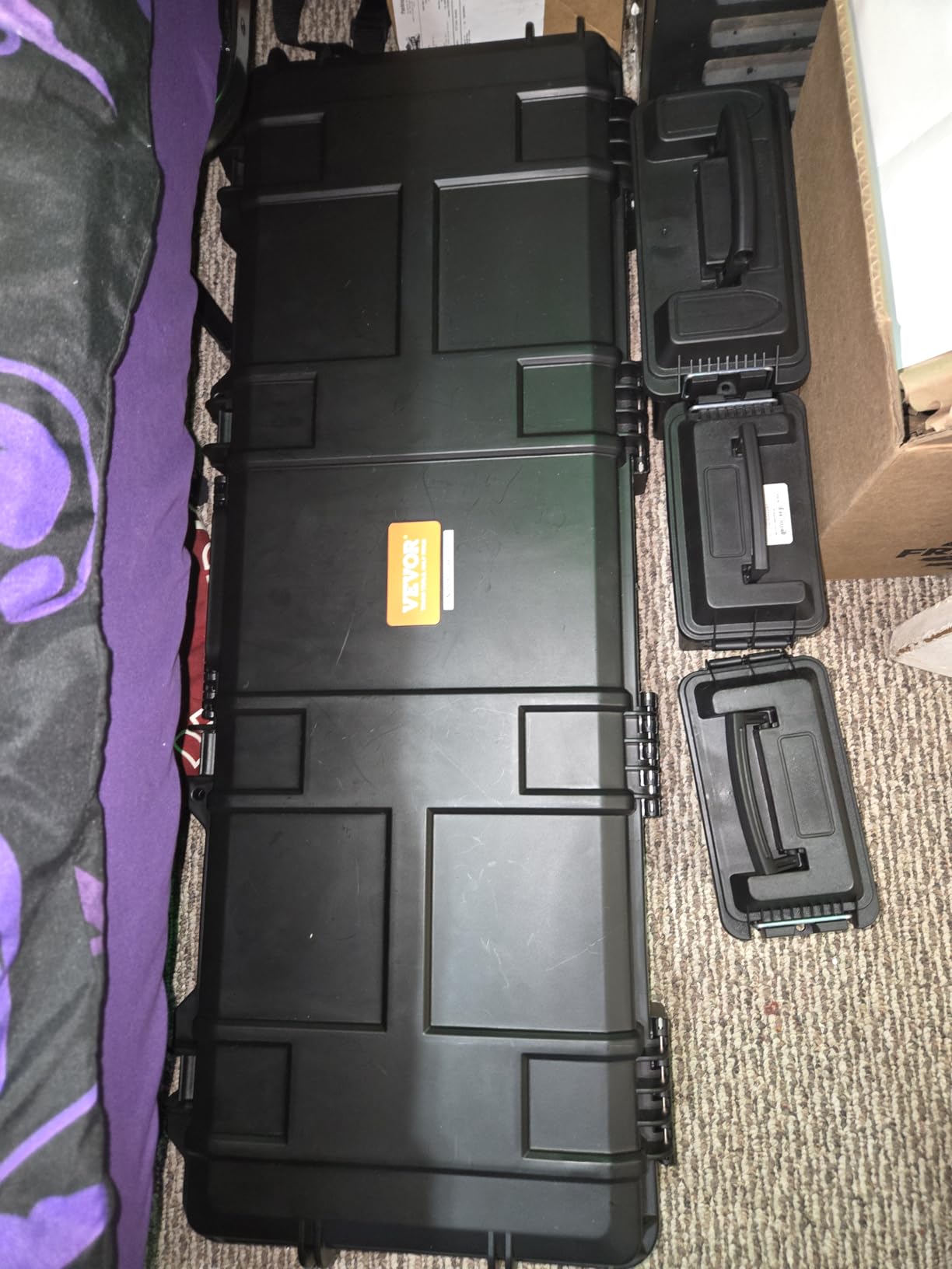 VEVOR Rifle Case, Rifle Hard Case with 4 Layers Fully-protective Foams, Lockable Hard Gun Case with Wheels, IP67 Waterproof & Crushproof customer photo 1