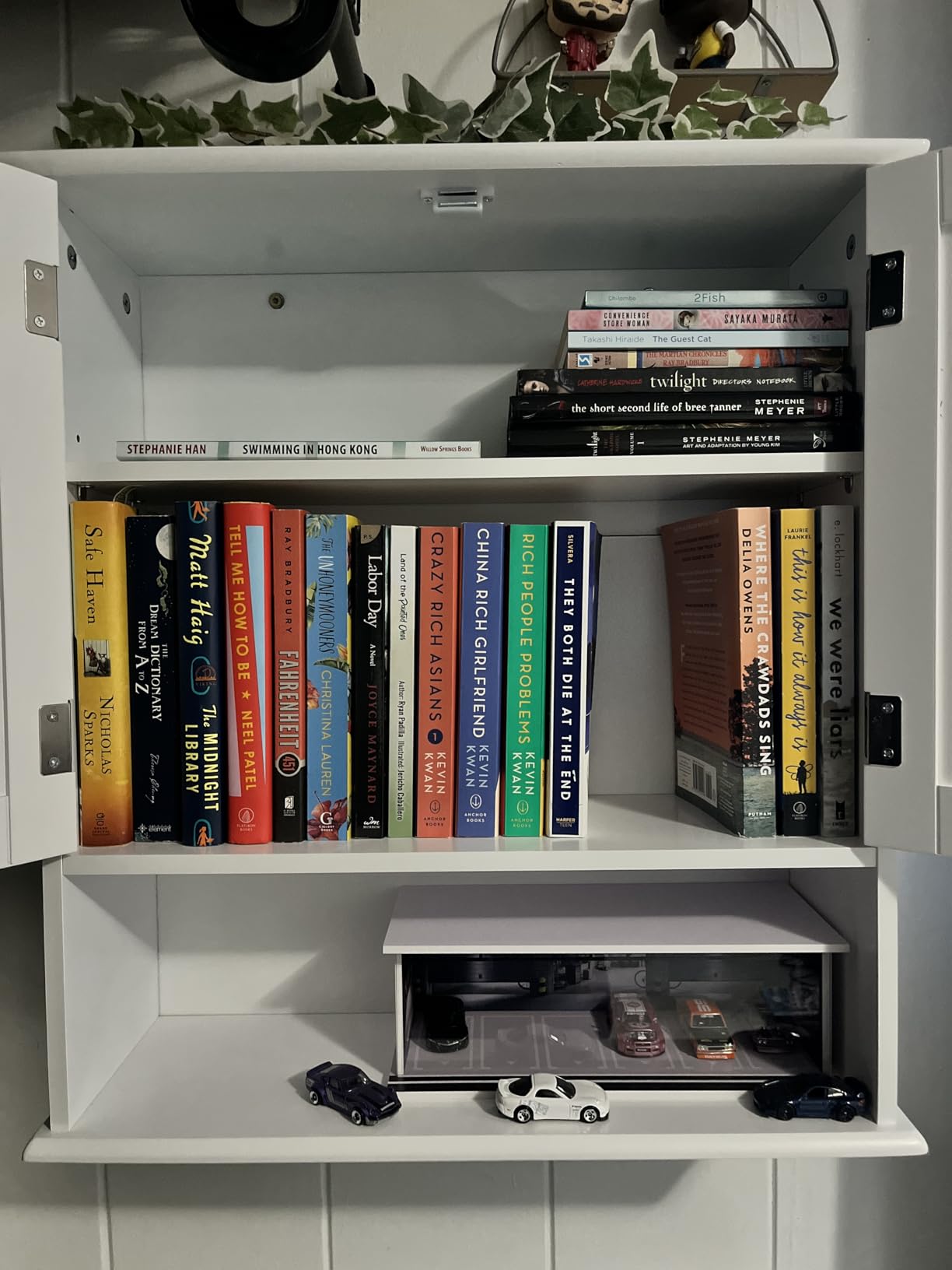 Smuxee Black Wall Cabinet, Small, 2-Door Medicine Cabinet with Adjustable Shelves, Over Toilet, For Kitchen and Laundry Rooms customer photo 1