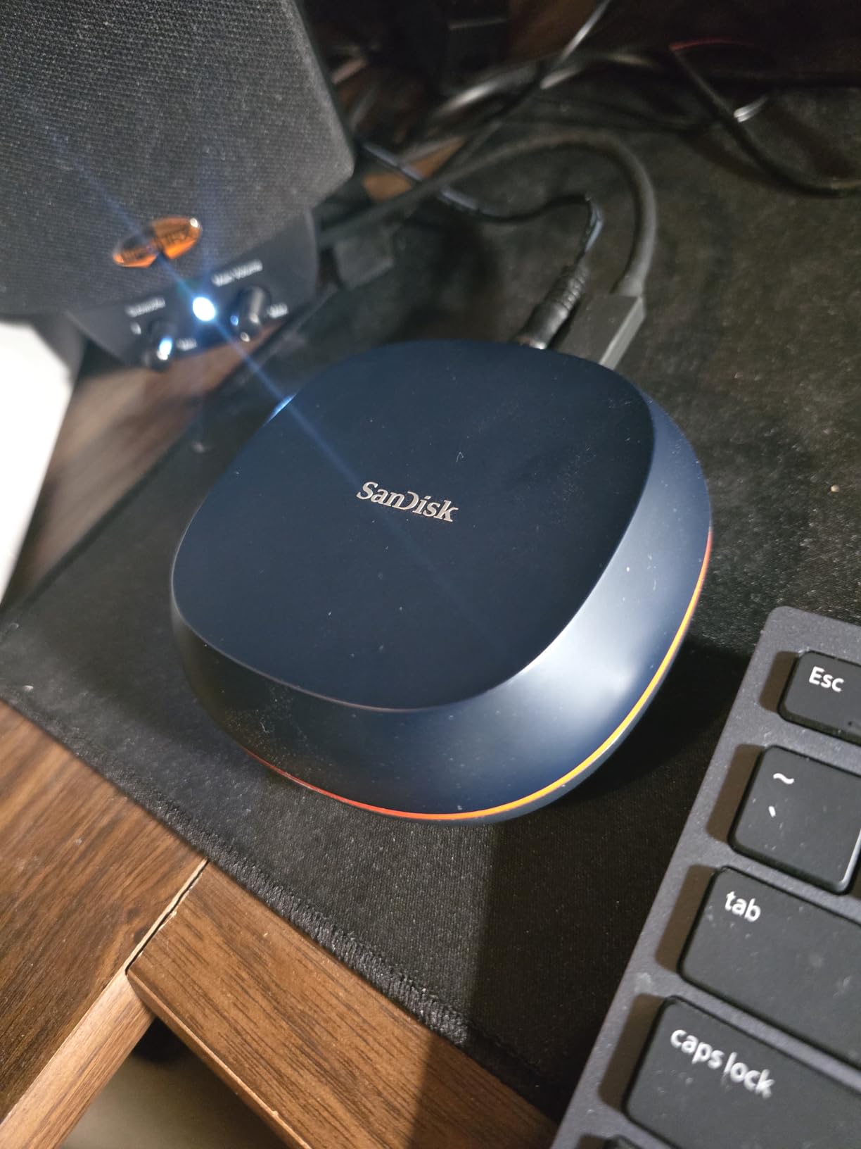 SanDisk 4TB Desk Drive SSD - Desktop External Solid State Drive, Up to 1000MB/s, USB-C, USB 3.2 Gen 2 - SDSSDT40-4T00-NA25 customer photo 1