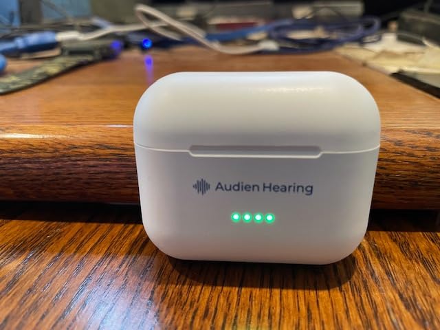 Audien Atom Pro 2 Hearing Aid - Wireless Rechargeable OTC Hearing Aids for Seniors & Adults, Nearly Invisible, Premium Comfort Design customer photo 1