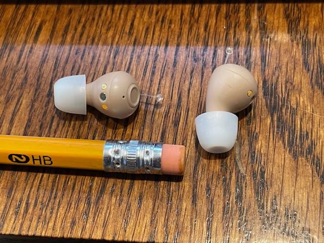 Audien Atom Pro 2 Hearing Aid - Wireless Rechargeable OTC Hearing Aids for Seniors & Adults, Nearly Invisible, Premium Comfort Design customer photo 2