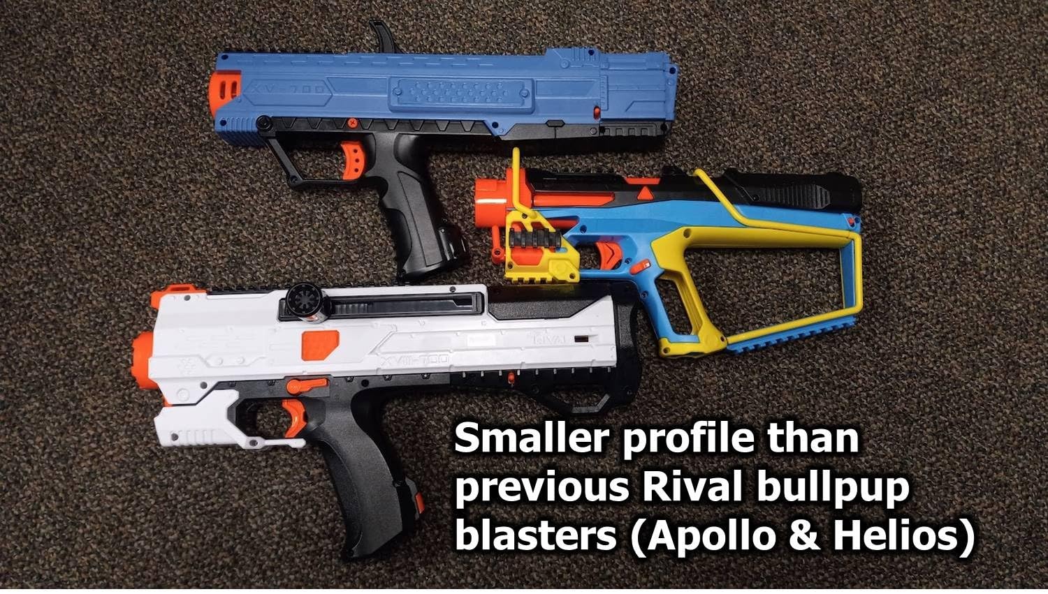 Nerf Rival Mirage XXIV-800 Blaster, 10 Nerf Rival Accu-Rounds, 8 Round Removable Magazine, Pump Action Priming customer photo 1