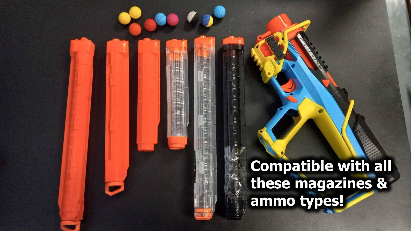 Nerf Rival Mirage XXIV-800 Blaster, 10 Nerf Rival Accu-Rounds, 8 Round Removable Magazine, Pump Action Priming customer photo 2
