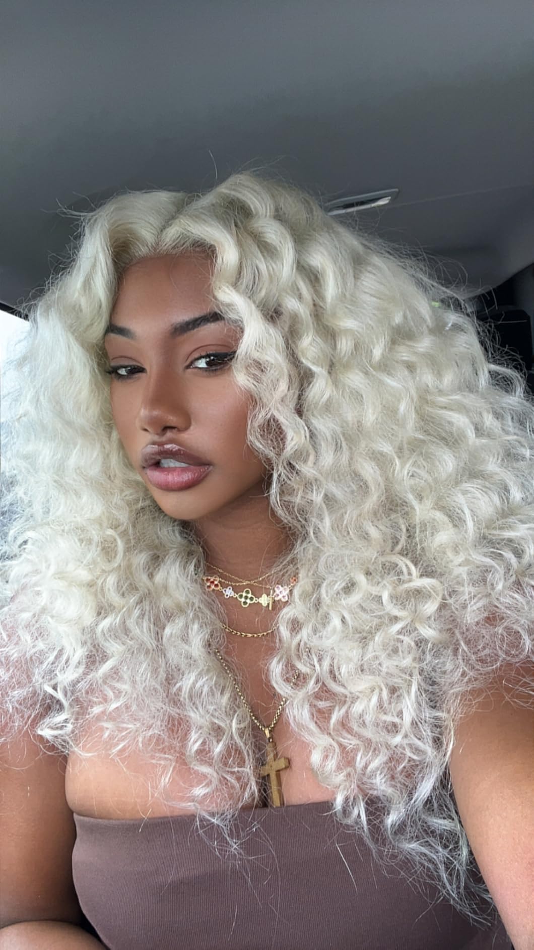 LETMIEO 30 Inch 613 Lace Front Wig Human Hair Blonde 13X6 HD Transparent Lace Front Wigs Human Hair 180% Density Blonde Glueless Wigs 613 HD Straight Lace Frontal Wig Pre Plucked customer photo 1
