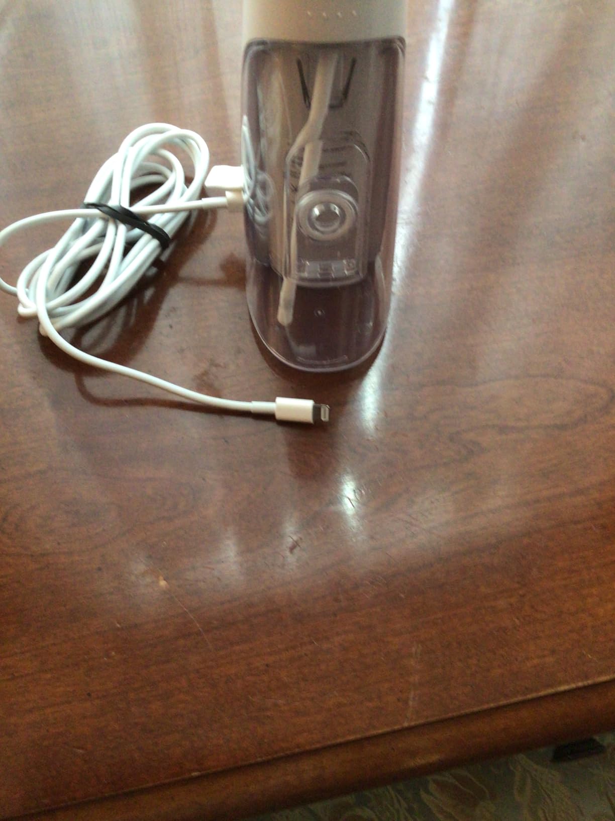 Waterpik Cordless Pulse 3100 Rechargeable Portable Water Flosser for Teeth, Gums, Braces Care and Travel with 2 Flossing Tips, Waterproof for Shower Use, ADA Accepted, WF-20 Blue, Amazon Exclusive customer photo 1
