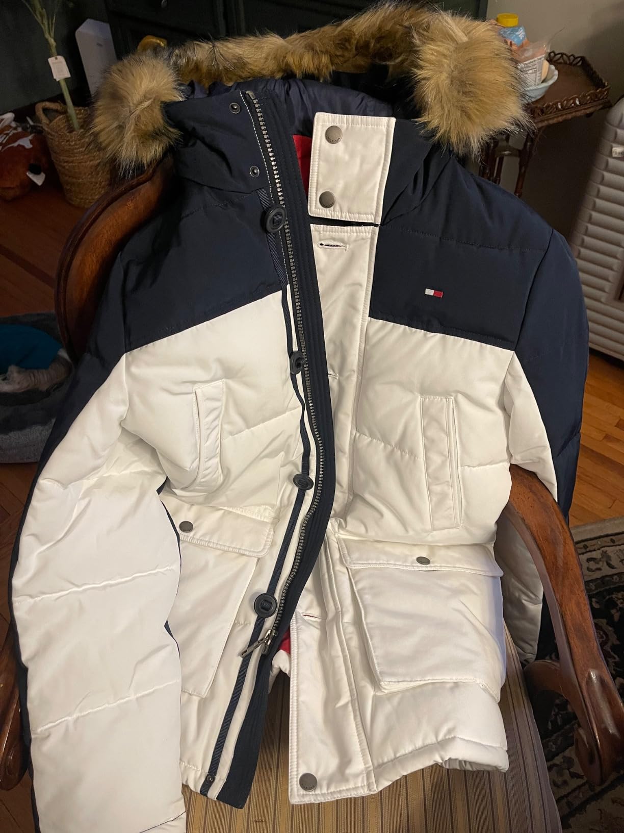 Tommy Hilfiger Men's Quilted Snorkel Parka Coat customer photo 1