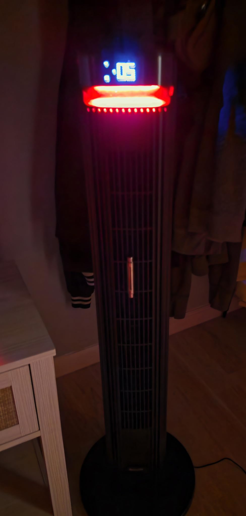 GoveeLife 42'' Tower Fan for Bedroom, Smart Floor Fans with 150 Degree Adjustable Oscillating, APP & Voice Control, 5 Modes 12 Speeds up to 26ft/s, 24H Timer, 27dB Quiet Fan for Cooling Home Office Black customer photo 2
