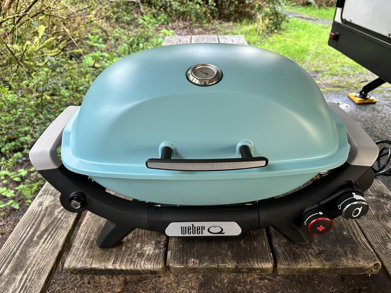 Weber Q 2800N+ Liquid Propane Portable Grill, Flame Red - Wide 250-700F Temp Range with Plus Burner for Searing, Low-Temp Roasting & High-Dome Lid for Travel & Camping customer photo 2