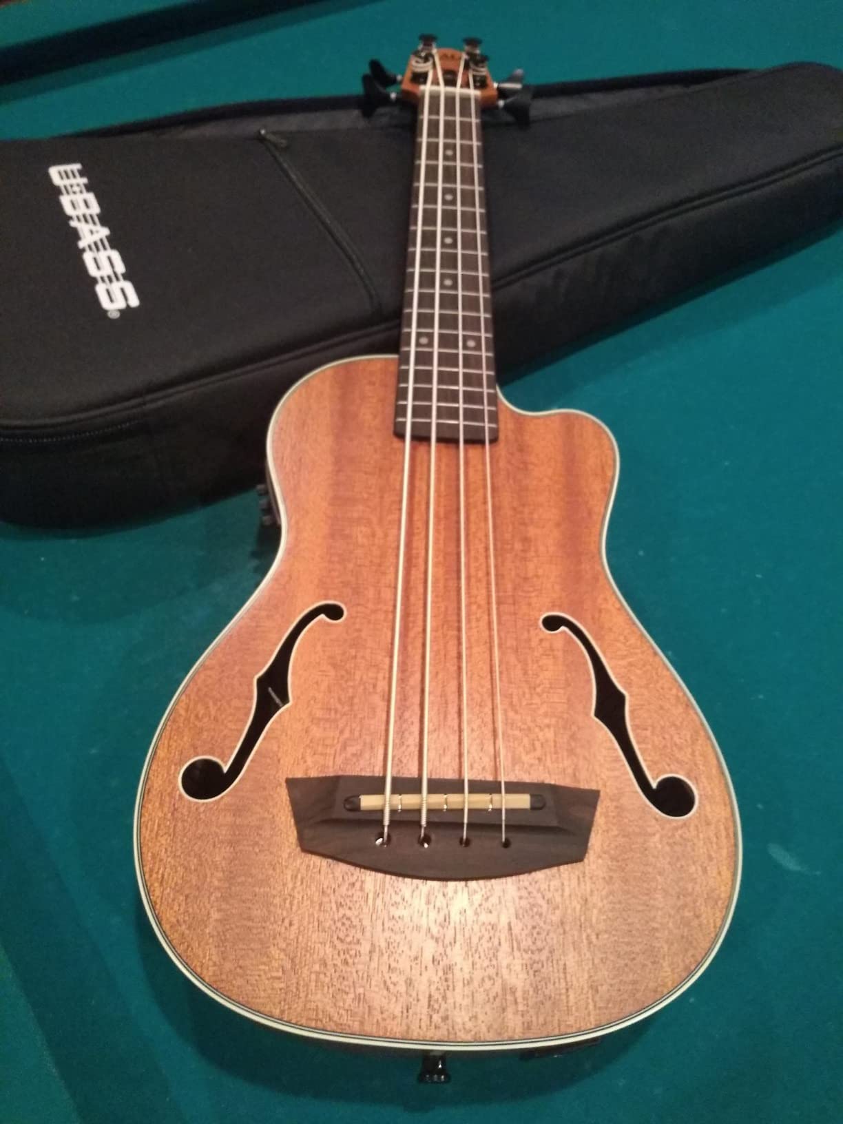 Kala UBASS-NOMAD-FS Nomad Acoustic-Electric U-Bass Bundle with Gig Bag, Tuner, Austin Bazaar Instructional DVD, and Polishing Cloth customer photo 1