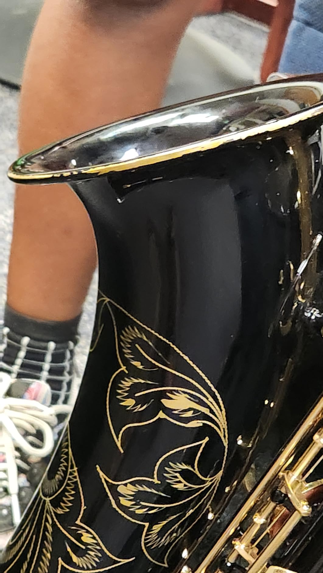 EASTROCK Nickel Tenor Saxophone B Flat Tenor Sax Professional Tenor Saxophone for Beginners Students and Musicians with Carrying Case, Mouthpiece, Reeds, Cushion Pads, Cleaning Kit, Neck Strap customer photo 2