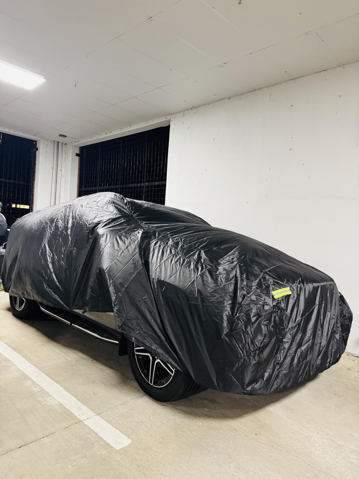 SUV Car Cover Waterproof All Weather for Automobiles, Size S3 Universal Fit for Toyota Highlander, Honda Pilot, Nissan Pathfinder, BMW X5/X6, Ford Explorer/Flex, Infiniti FX35 etc. (191-200 inch) v customer photo 1