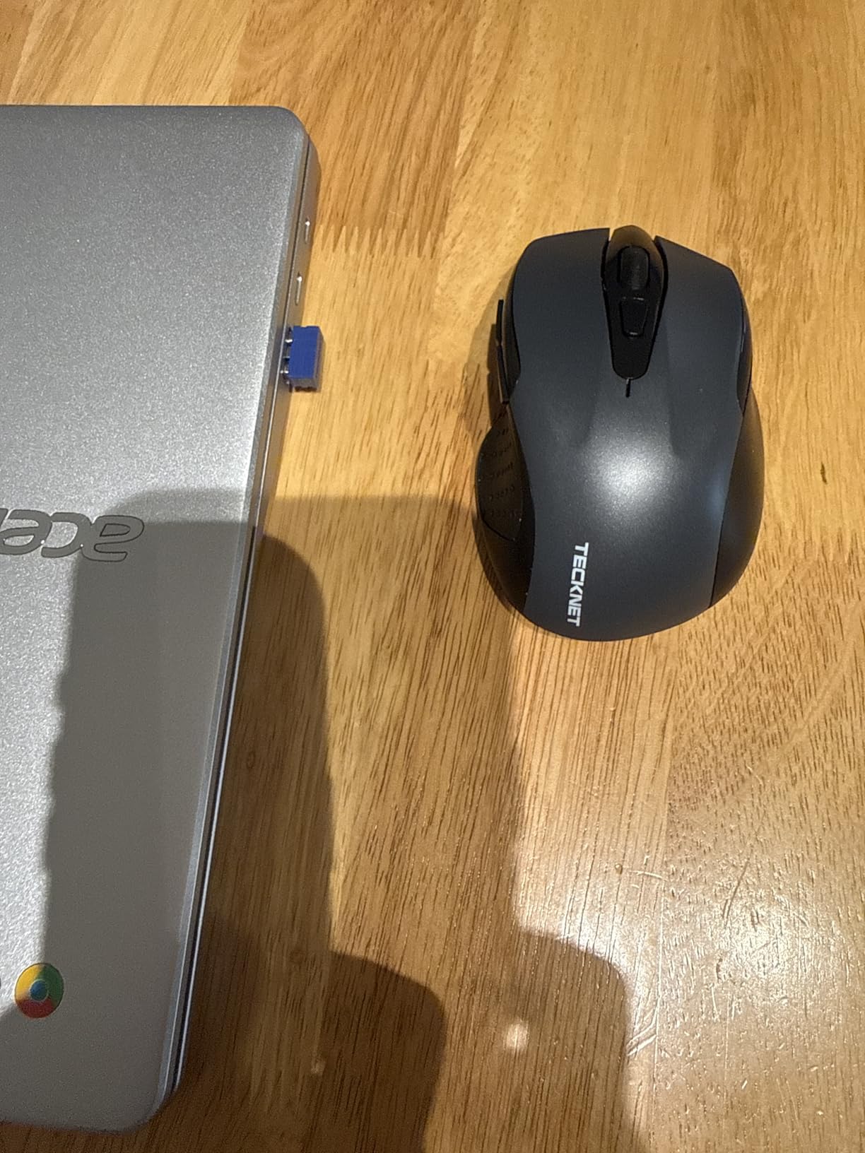 TECKNET Wireless Mouse, 2.4G Ergonomic Optical Mouse, Computer Mouse for Laptop, PC, Computer, Chromebook, Notebook, 6 Buttons, 24 Months Battery Life, 2600 DPI, 5 Adjustment Levels - Black customer photo 1