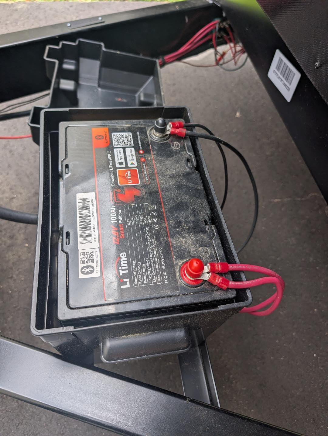 LiTime 12V 200Ah Lithium Battery, LiFePO4 Battery with 100A BMS, Max. 15000 Deep Cycles, Backup Power for RV, Travel Trailer, Marine customer photo 1