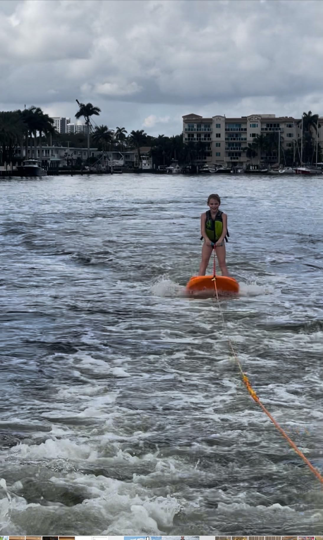 ZUP Coast Board All-in-One Kid's Wakeboard, Trainer Board, Kneeboard, and Water Skis with Rope Handle customer photo 1