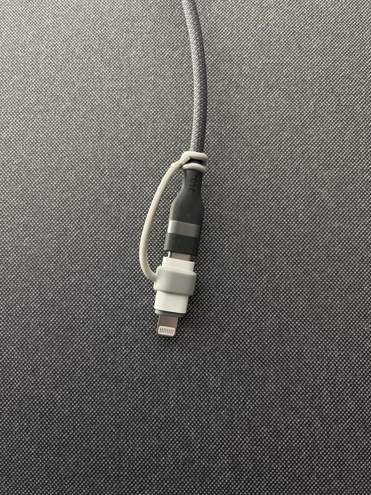 Anker Nano USB C Cable, 240W Flexible Multi-Color Braided Cord, Fast Charging Type C Charger for iPhone 17 Series, MacBook Pro and More (Black, 3ft) customer photo 1