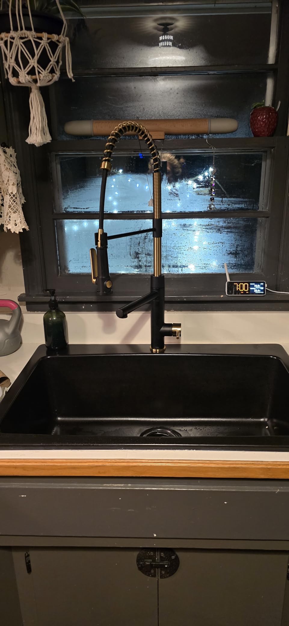 KRAUS Artec Pro Commercial Style 2-Function Single Handle Pull Down Kitchen Faucet with Pot Filler in Matte Black, KPF-1605MB customer photo 1