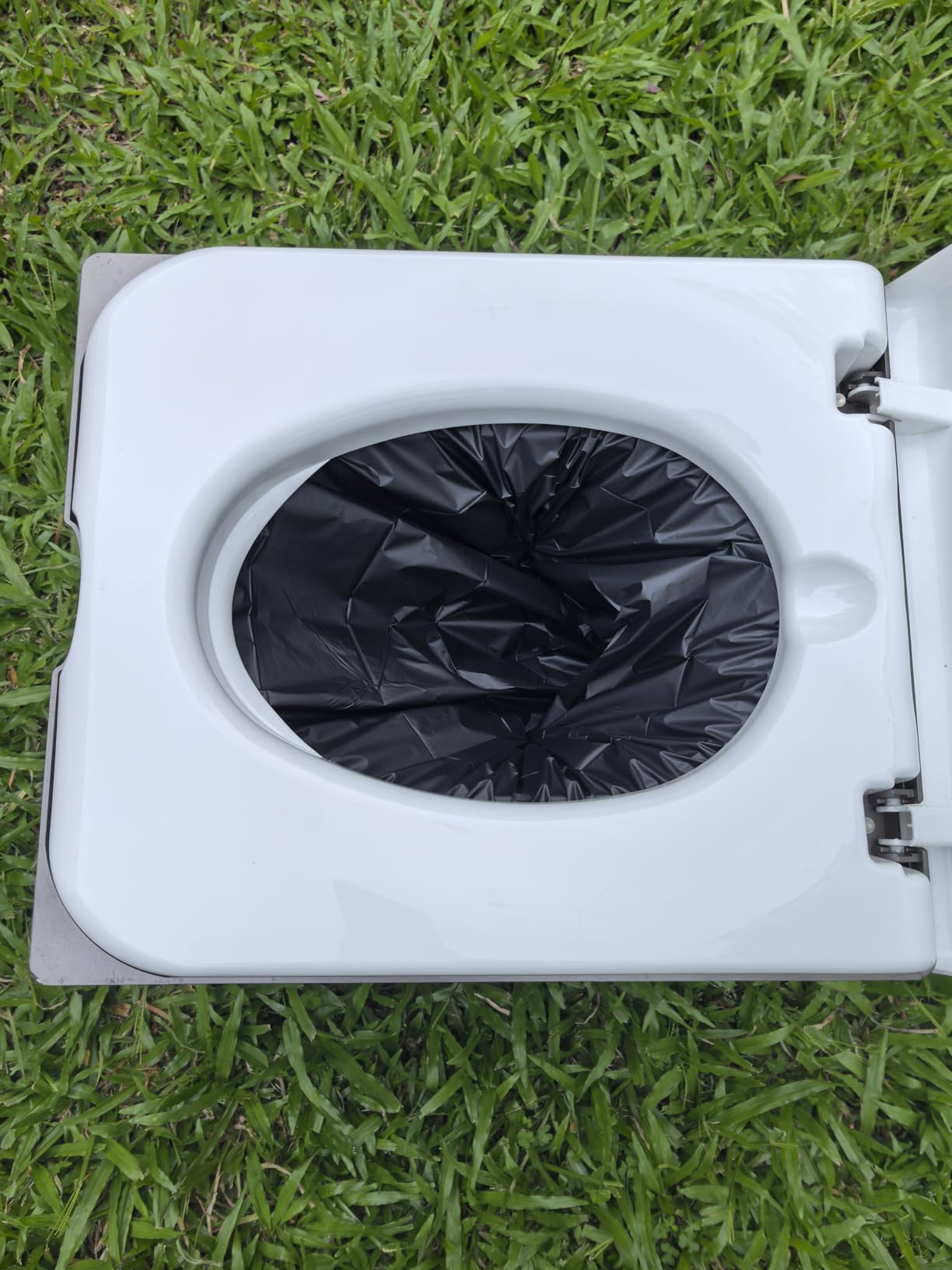 Dry Flush Toilet - Waterless, Odorless, Self-Contained | Rechargeable Portable Toilet for RVs, Van, Boat, Tiny House, Off-Grid | Easier to Use Than Composting or Incinerator Toilets customer photo 2