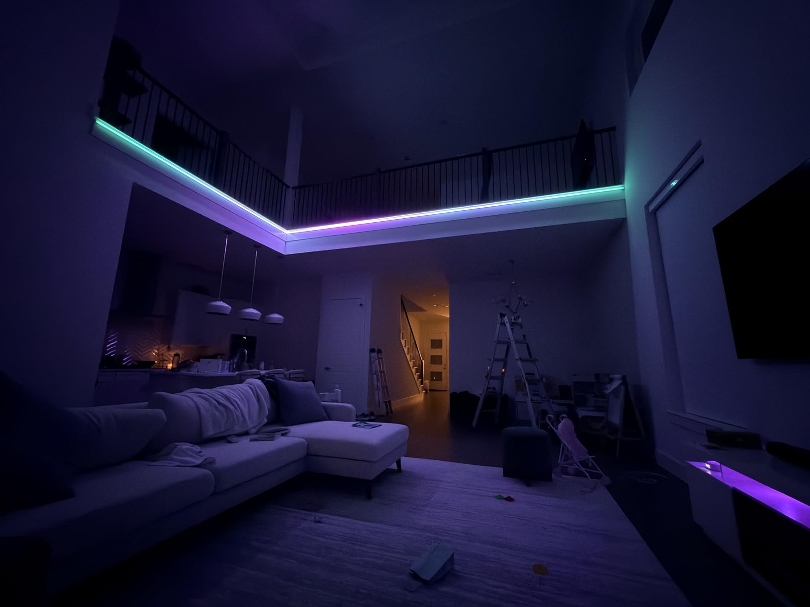 Govee RGBIC Strip Light 2 Pro with Matter, 32.8ft Wi-Fi LED Lights for Bedroom, Cabinet, Party, TV and Gaming Desk, Smart Led Strip Lights Compatible with Alexa and Google Assistant, Home Decor customer photo 1