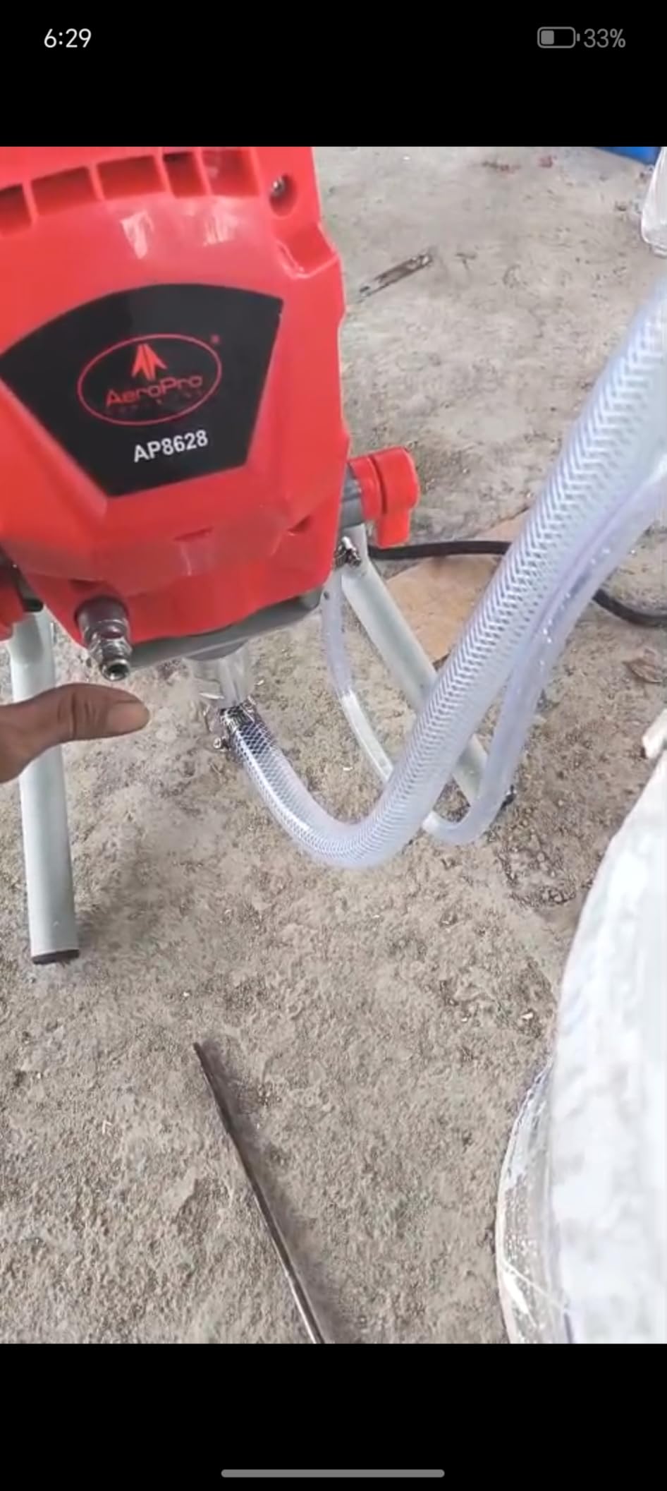 AEROPRO Tools Airless Paint Sprayer, 950W 0.52GPM 3300PSI High Efficiency Airless Sprayer with Tip Extension & Tip Sets, Indoor Paint Sprayer for Walls, Home Interior, House Painting, DIY Projects customer photo 2