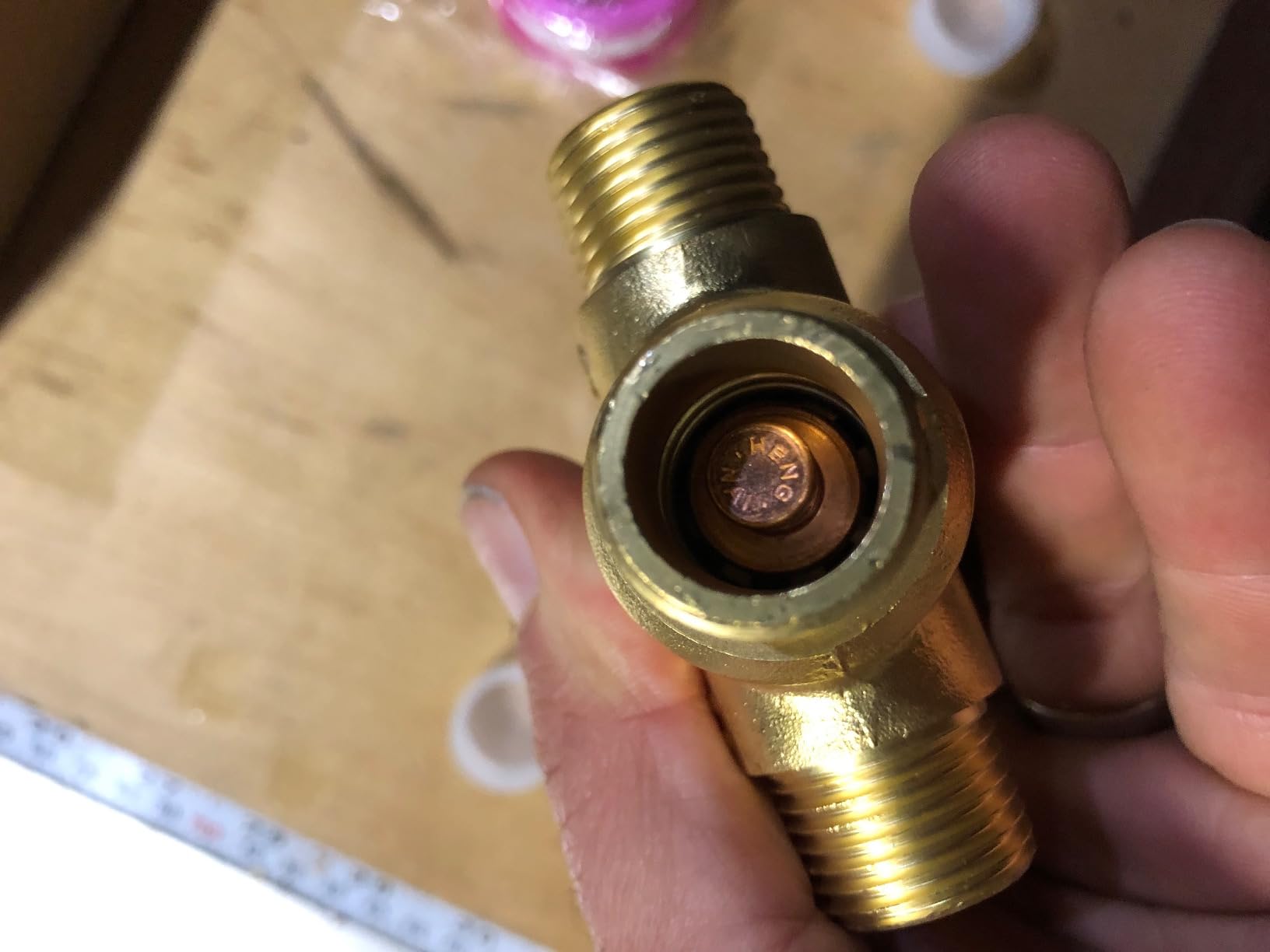FUGO Thermostatic Mixing Valve, 1/2 NPT Solid Brass Temperature Control Valve customer photo 2