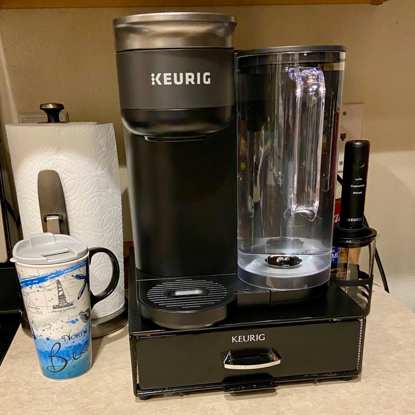 Keurig K-Brew+Chill Iced or Hot Single-Serve K-Cup Coffee Maker with MultiStream and QuickChill Technology, 70oz. Removable Reservoir customer photo 1