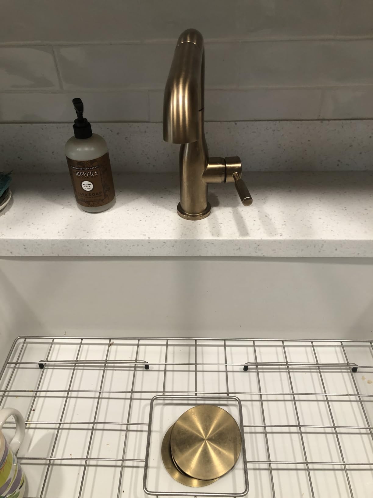 Delta Almari Brushed Nickel Kitchen Faucet with Pull-Out Sprayer, Modern Single Hole Kitchen Sink Faucet, Single Handle, Stainless 16943-SS-DST customer photo 2
