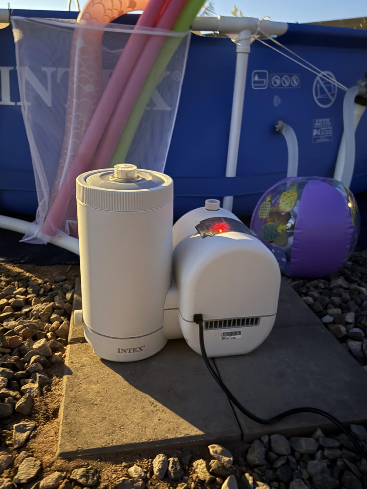 INTEX C2500 Krystal Clear Cartridge Filter Pump for Above Ground Pools: 2500 GPH Pump Flow Rate customer photo 1