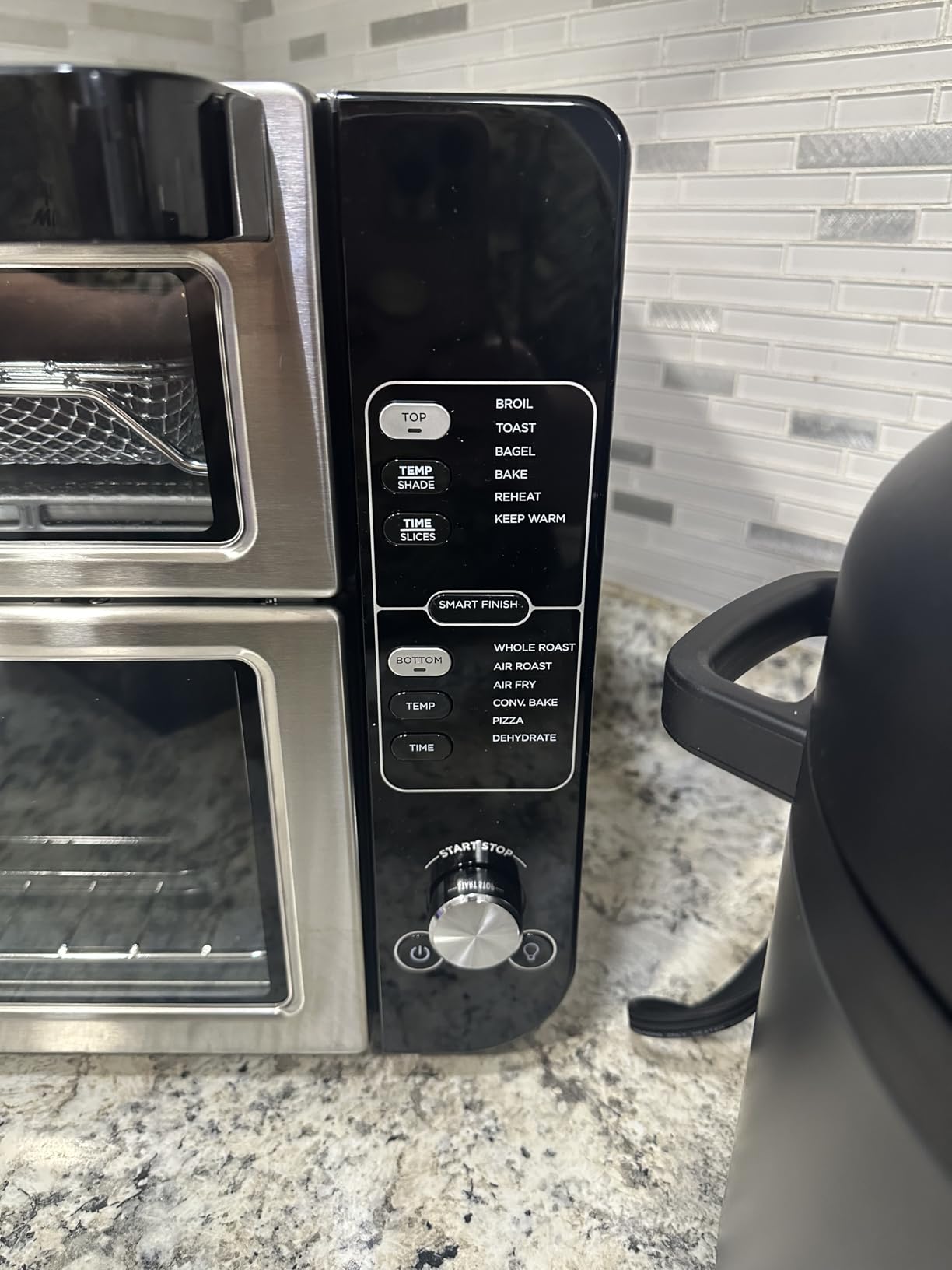 Ninja Air Fryer Toaster Oven Combo | Double Stack XL | 12-in-1 | Fits 4.5 lb Chicken & 6lbs of Wings | Smart Finish Cook 2 Different Meals at Same Time | Countertop Oven | Stainless Steel | DCT601 customer photo 2